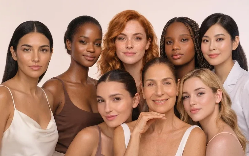 Mujeres diversas mostrando su piel con EGAL